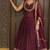 Narayanpet Handloom Lehenga with Maggam Work Yoke & Dupatta - Image 6