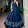 Navratri Special Pure Rayon Cotton Chaniya Choli with Blouse Fabric – 5-Line Gota Border, 4-5 Mtr Flare Semi-Stitched Lehenga - Image 4