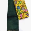 Original Handloom Mangalagiri Pattu Saree – Traditional Nizam Zari Border with Extra Kalahasthi Pen Kalamkari Blouse - Image 13