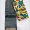 Original Handloom Mangalagiri Pattu Saree – Traditional Nizam Zari Border with Extra Kalahasthi Pen Kalamkari Blouse - Image 18
