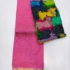 Original Handloom Mangalagiri Pattu Saree – Traditional Nizam Zari Border with Extra Kalahasthi Pen Kalamkari Blouse - Image 7