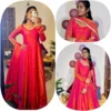 Party Wear Floor-Length Gown with Dupatta – Real Mirror & Pearl Lace Neck with 4-Meter Flair (Sizes S–3XL) - Image 15