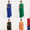 Plain Raw Silk Halter Neck Blouse – Backless Dori Tie-Up Sleeveless Padded Saree Blouse - Image 3