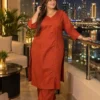 Plus Size Pure Cotton Chikankari Kurti with Palazzo Set (3XL to 6XL) | Festive & Casual Co-ord Suit for Women