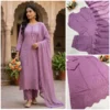 Premium 17Kg Rayon Embroidered Kurti Pant Set with Dupatta | Cutwork Hem Straight Suit with Nazmin Dupatta - Image 7