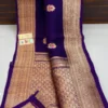 Pure Banarasi Kora Organza Silk Saree with Kadhwa Zari Weave - Image 23