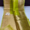 Pure Banarasi Kora Organza Silk Saree with Kadhwa Zari Weave - Image 25