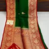 Pure Banarasi Kora Organza Silk Saree with Kadhwa Zari Weave - Image 28