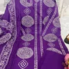 Pure Cambric 60x60 Cotton Bandhani Print Kurti Pant Set with Dupatta | Hand Work Neck Straight Suit (M–4XL) - Image 2