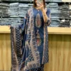 Pure Cotton 60 60 Printed A-Line Kurti Pant with Dupatta Set | Designer Handwork Yoke Ethnic Suit Set for Women