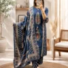 Pure Cotton 60 60 Printed A-Line Kurti Pant with Dupatta Set | Designer Handwork Yoke Ethnic Suit Set for Women - Image 11