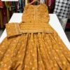 Pure Cotton 60x60 Gopi Dress Set – Handwork Short Kurti with Flared Skirt & Mal Cotton Dupatta - Image 7