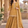 Pure Cotton 60x60 Gopi Dress Set – Handwork Short Kurti with Flared Skirt & Mal Cotton Dupatta - Image 8