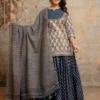Pure Cotton 60x60 Gopi Dress Set | Short Kurti with Heavy Flared Skirt & Mal Cotton Dupatta (Sizes M–3XL) - Image 2