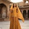 Pure Cotton 60x60 Gopi Dress Set | Short Kurti with Heavy Flared Skirt & Mal Cotton Dupatta (Sizes M–3XL) - Image 4