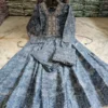 Pure Cotton Floral Anarkali Kurti Pant Dupatta Set | Embroidered V-Neck Flared Kurta Set (Sizes S–XXL) - Image 19