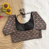 Pure Cotton Hand Block Print Readymade Blouse Wholesale – Padded, Side Elastic (Bust 38–42) - Image 8