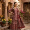 Pure Cotton Printed Kurti Skirt Set with Dupatta – Traditional Gopi Style Flared Ethnic Dress Set for Women - Image 15