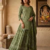 Pure Cotton Printed Kurti Skirt Set with Dupatta – Traditional Gopi Style Flared Ethnic Dress Set for Women - Image 18