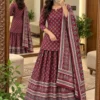 Pure Cotton Printed Kurti Skirt Set with Dupatta – Traditional Gopi Style Flared Ethnic Dress Set for Women - Image 6