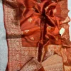 Pure Handloom Banarasi Raw Silk Saree with Antique Kaduwa Zari Work | Silk Mark Certified - Image 13