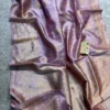 Pure Handloom Banarasi Raw Silk Saree with Antique Kaduwa Zari Work | Silk Mark Certified - Image 14