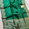 Pure Handloom Banarasi Raw Silk Saree with Antique Kaduwa Zari Work | Silk Mark Certified - Image 17