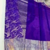 Pure Handloom Bridal Kanjivaram Silk Saree with Rich Contrast Zari Border & Traditional Pallu (Silk Mark Certified)