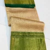 Pure Handloom Bridal Kanjivaram Silk Saree with Rich Contrast Zari Border & Traditional Pallu (Silk Mark Certified) - Image 10