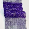 Pure Handloom Bridal Kanjivaram Silk Saree with Rich Contrast Zari Border & Traditional Pallu (Silk Mark Certified) - Image 5