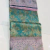 Pure Handloom Bridal Silk Saree in Pastel Teal Blue & Lavender Elephant Motifs – Silk Mark Certified - Image 3