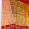 Pure Handloom Bridal Silk Saree with Baarat & Doli Wedding Border | Silk Mark Certified Pattu Saree