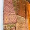 Pure Handloom Bridal Silk Saree with Meenakari Elephant & Floral Border | Silk Mark Certified Pattu Saree