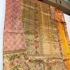 Pure Handloom Bridal Silk Saree with Meenakari Elephant & Floral Border | Silk Mark Certified Pattu Saree - Image 3