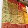 Pure Handloom Bridal Silk Saree with Meenakari Floral Jaal & Peacock Paithani Border | Silk Mark Certified - Image 3
