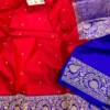 Pure Handloom Katan Silk Banarasi Saree with Antique Zari Work | Silk Mark Certified Bridal & Festive Saree with Blouse - Image 11