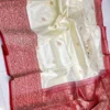 Pure Handloom Katan Silk Banarasi Saree with Antique Zari Work | Silk Mark Certified Bridal & Festive Saree with Blouse - Image 7