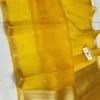 Pure Handwoven Kora Organza Banarasi Saree | Small Gold Zari Border Kadwa Booti Festive Saree - Image 13