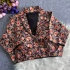 Pure Kalamkari Cotton Collar Neck Readymade Blouse | Padded Front Hook Saree Blouse (Free Size upto 42) - Image 17