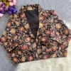 Pure Kalamkari Cotton Collar Neck Readymade Blouse | Padded Front Hook Saree Blouse (Free Size upto 42) - Image 20