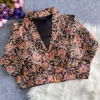 Pure Kalamkari Cotton Collar Neck Readymade Blouse | Padded Front Hook Saree Blouse (Free Size upto 42) - Image 22