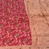 Pure Khaddi Chiffon Banarasi Saree with All-Over Meenakari Jaal | Lightweight Floral Zari Weaving Saree