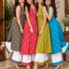 Pure Linen Cotton Sleeveless Kurti Palazzo Set with Pockets