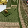 Pure Mal Cotton Printed Anarkali Kurti Pant Dupatta Set | Festive Flared Suit Set (M to 7XL) - Image 5