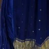 Pure Modal Gaji Silk Bandhani Saree with Real Mirror Lace Border - Image 10