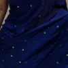 Pure Modal Gaji Silk Bandhani Saree with Real Mirror Lace Border - Image 2