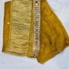 Pure Modal Gaji Silk Bandhani Saree with Real Mirror Lace Border - Image 4