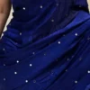 Pure Modal Gaji Silk Bandhani Saree with Real Mirror Lace Border - Image 6
