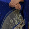 Pure Modal Gaji Silk Bandhani Saree with Real Mirror Lace Border - Image 7