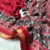 Pure Soft Georgette Bandhej Print Saree with Rich Pallu & Zari Jacquard Border | Lightweight Daily Wear - Image 2